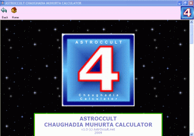 Astroccult Chaughadia Muhurta Calculator