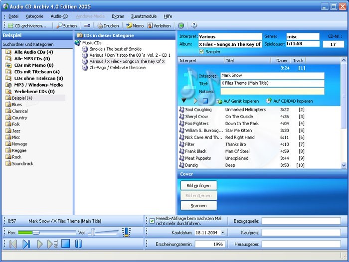Audio-CD-Archiv Edition 2005