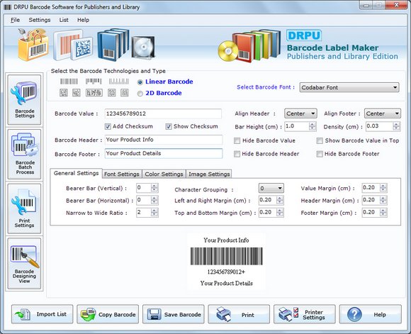 Barcode Download for Libraries