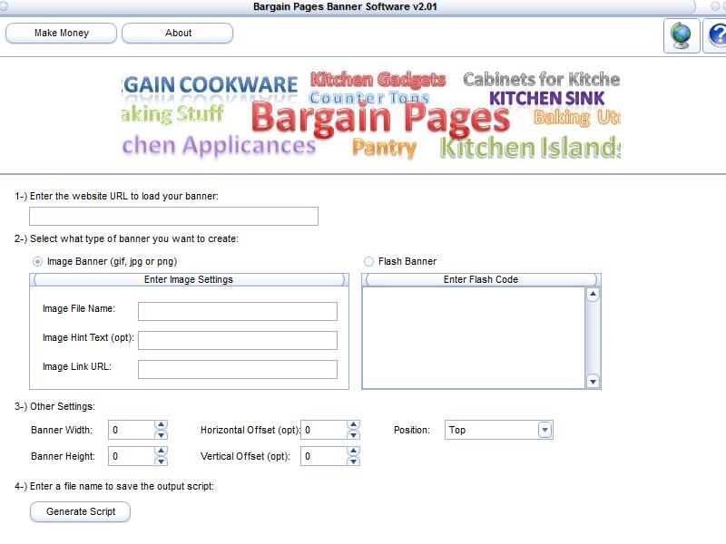 Bargain Pages Banner Software