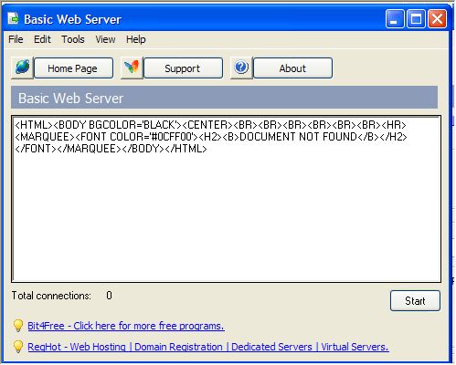 Basic Web Server