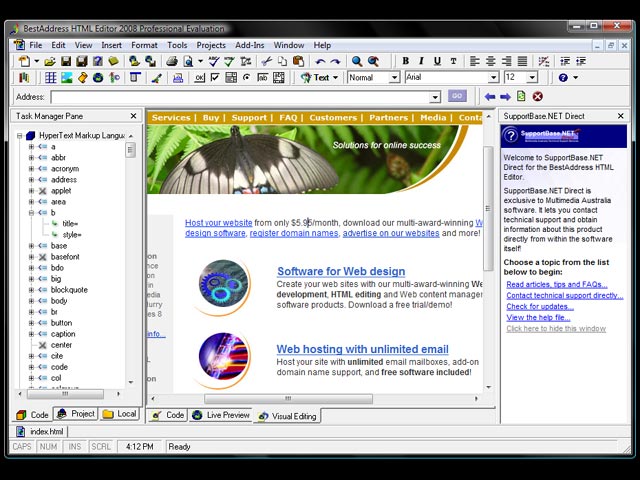 BestAddress HTML Editor 2005 Professional