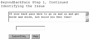 BeyondBackPain - Free Self-Counseling Software for