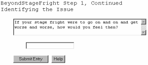 BeyondStageFright - Free Self-Counseling Software