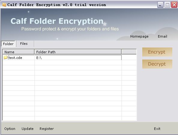 Calf Folder Encryption