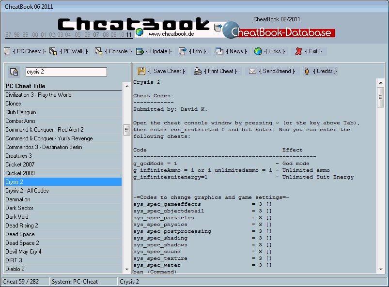 CheatBook Issue 06/2011 06-2011