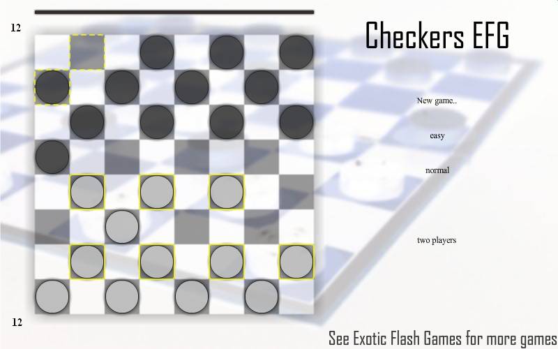 Checkers EFG