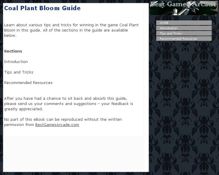 Coal Plant Bloom Guide