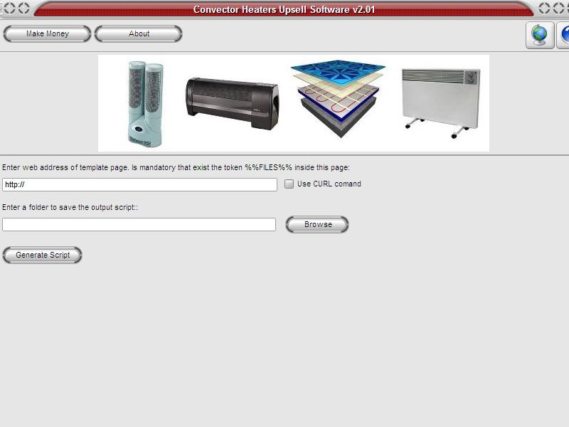 Convector Heaters Upsell Page Maker