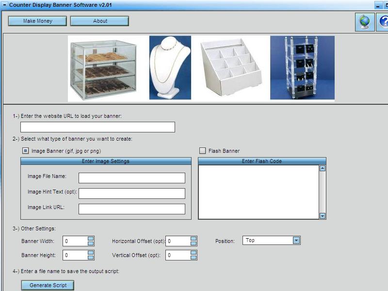 Counter Display Banner Software
