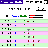 Cows and Bulls for PALM