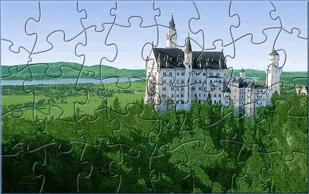 CPA Neuschwanstein Castle Puzzle