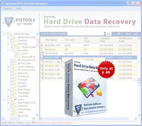 Data Recovery Software for Hard Drive