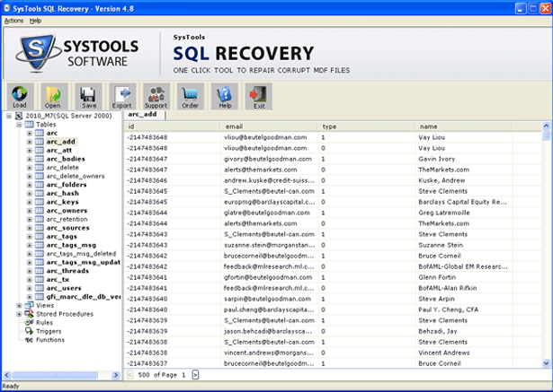Database Repair Software for SQL