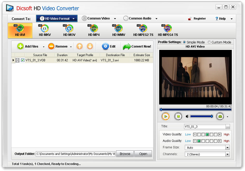 Dicsoft HD Video Converter