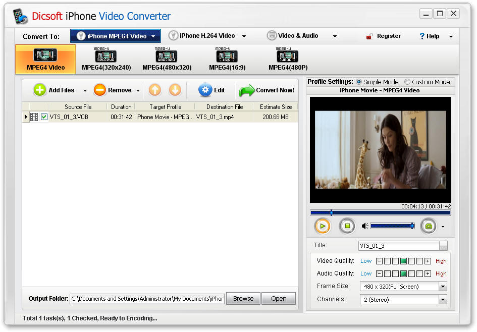 Dicsoft iPhone Video Converter