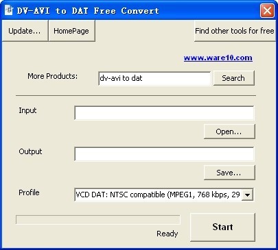 DV-AVI to DAT Free Convert