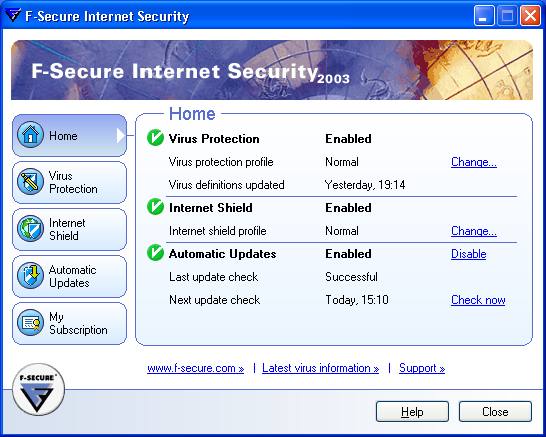F-Secure Internet Security 2003