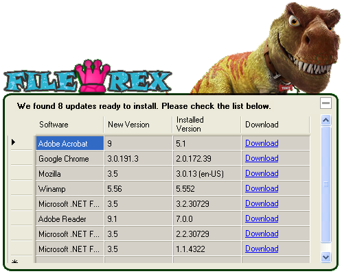 FileREX Update Checker