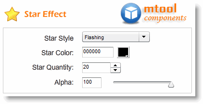 Flash Star Effect Component
