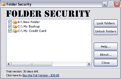 Folder Security 2.6