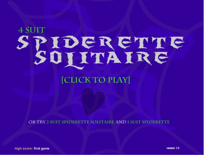 Four Suit Spiderette Solitaire