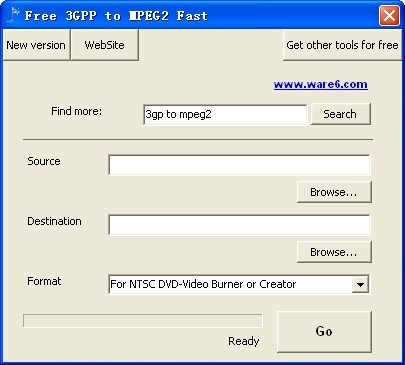 Free 3GPP to MPEG2 Fast