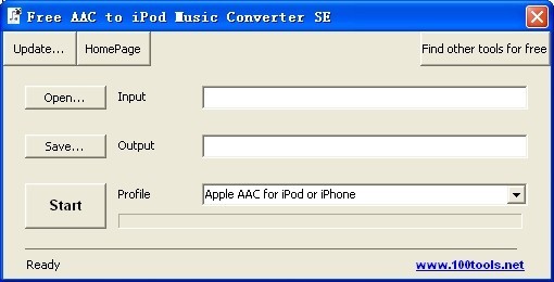 Free AAC to iPod Music Converter SE