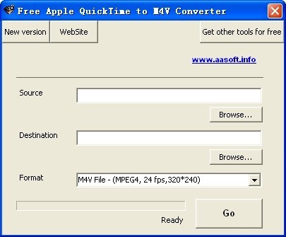 Free Apple QuickTime to M4V Converter