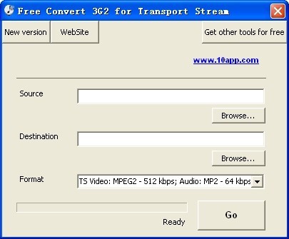 Free Convert 3G2 for Transport Stream