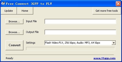 Free Convert 3GPP to FLV