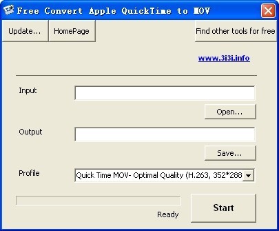 Free Convert Apple QuickTime to MOV