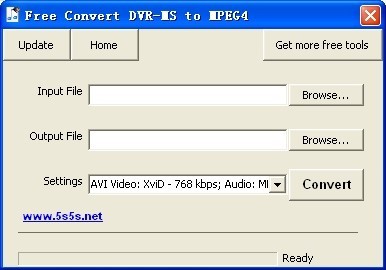 Free Convert DVR-MS to MPEG4