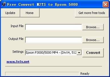 Free Convert M2TS to Epson 5000