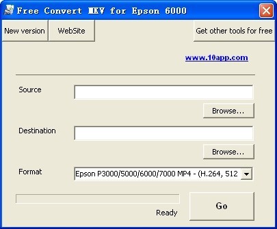 Free Convert MKV for Epson 6000
