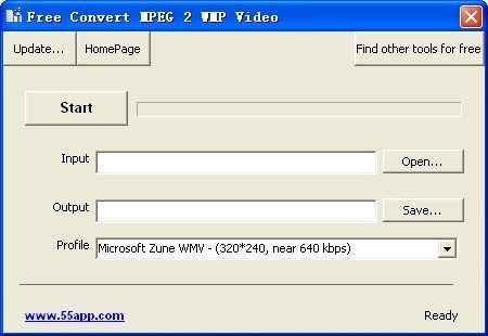 Free Convert MPEG 2 WMP Video