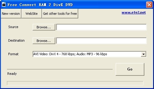 Free Convert RAM 2 DivX DVD
