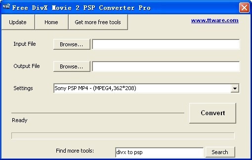 Free DivX Movie 2 PSP Converter Pro