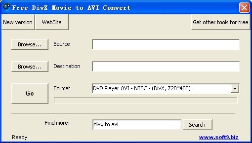 Free DivX Movie to AVI Convert