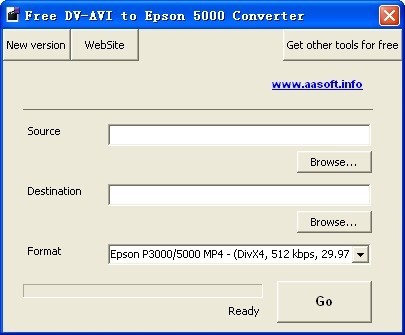 Free DV-AVI to Epson 5000 Converter