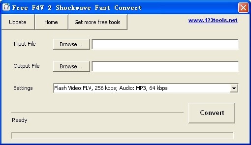 Free F4V 2 Shockwave Fast Convert