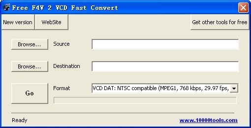 Free F4V 2 VCD Fast Convert