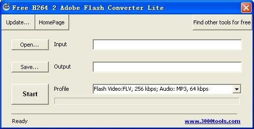 Free H264 2 Adobe Flash Converter Lite