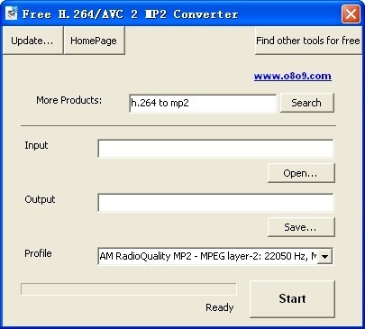 Free H.264/AVC 2 MP2 Converter
