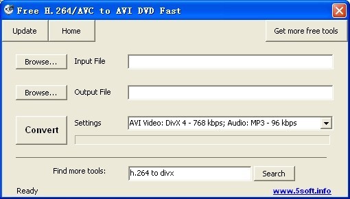 Free H.264/AVC to AVI DVD Fast