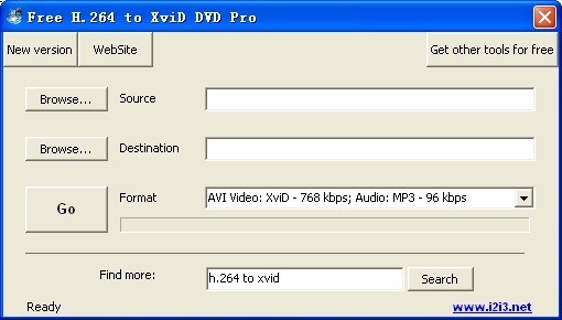 Free H.264 to XviD DVD Pro