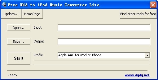 Free M4A to iPod Music Converter Lite