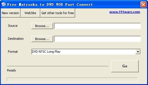 Free Matroska to DVD VOB Fast Convert