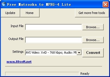 Free Matroska to MPEG-4 Lite