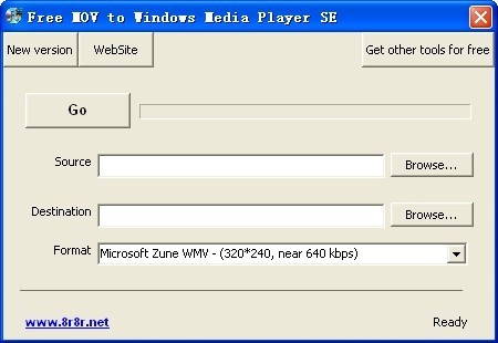 Free MOV to Windows Media Player SE